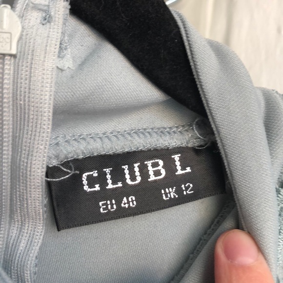 ASOS Club L blue dress size 8 - Picture 5 of 8